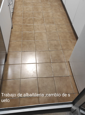 Albañería cambio de suelo