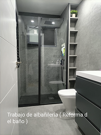 albañileria reforma de baño